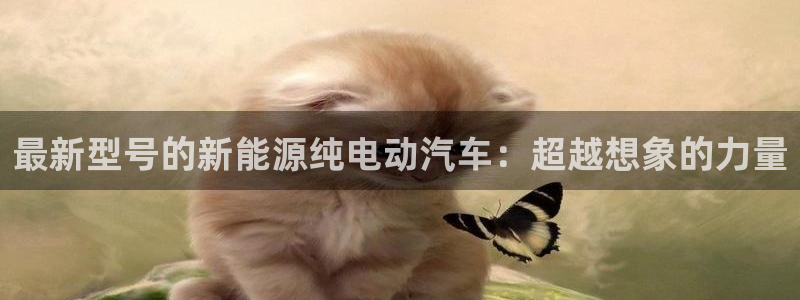 腾耀娱乐29999出众:最新型号的新能源纯电动汽车:超越想象