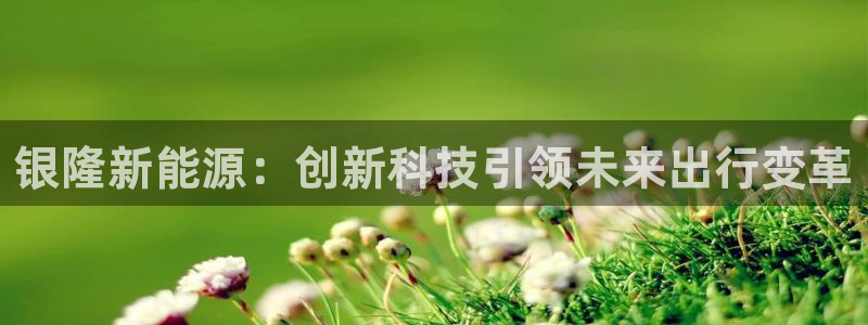 腾耀娱乐众推55312:银隆新能源:创新科技引领未来出行变革